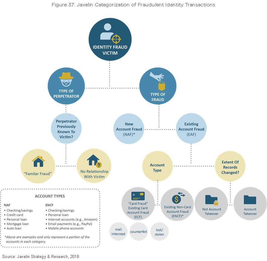 Figure 37: Javelin Categorization of Fraudulent Identity Transactions